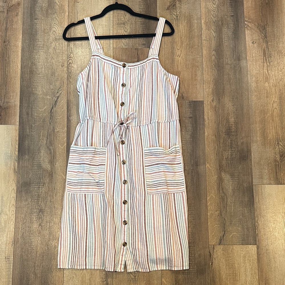 Linen sleeveless dress
